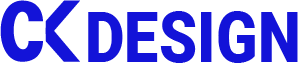 Stort logo, hvor der står CK Design